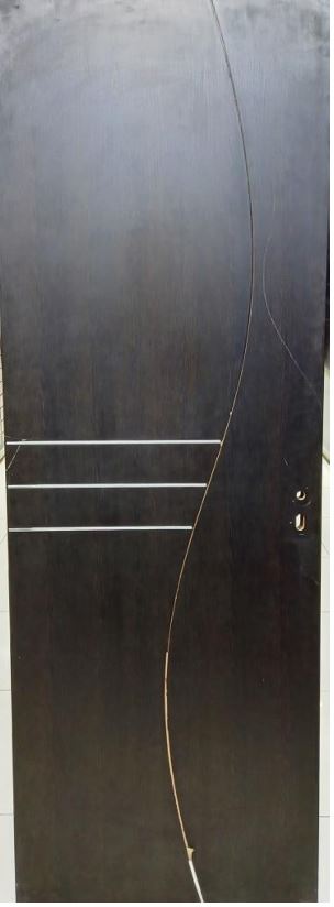 باب داخلي صيني عرض 80سم لون بني D-15-80B
