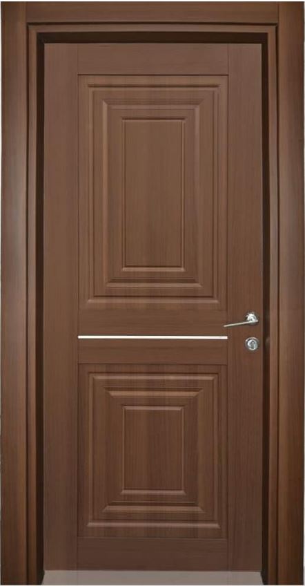 باب داخلي تركي عرض 80سم لون بني D-69-80B