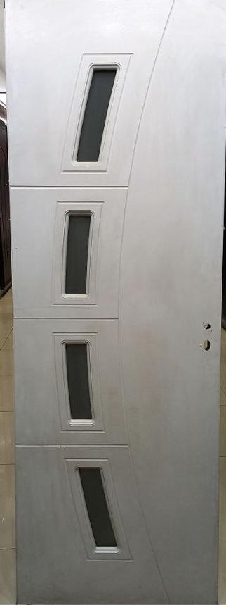 باب داخلي صيني عرض 90سم لون ابيض D-08-90W